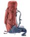 Дамска раница Deuter - Aircontact X 60+15 SL, червена - 3t