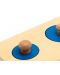 Дървен пъзел със сини кръгове Smart Baby - 3t