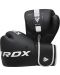 Дамски боксови ръкавици RDX - F6, 12 oz, черни/бели - 2t