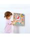 Дървен детски календар с часовник Tooky Toy - 5t