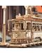 Дървен 3D пъзел Robo Time от 374 части - Трамвай - 8t