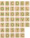 Дървен комплект Viga - Магнитни букви, английска азбука, 40 части - 2t