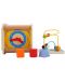 Образователна играчка Lucy&Leo - Дидактически куб, цирк - 4t