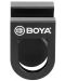 Държач за смартфон Boya - BY-C12, черен - 2t
