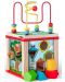 Дървен дидактически образователен куб Woody - 2t