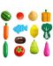 Дървен комплект Iso Trade - Плодове и зеленчуци за рязане - 2t