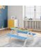 Дървен детски комплект Ginger Home - Маса с пейки за пикник, Rainbow - 5t