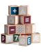 Дървени кубчета Micki - Букви и цифри - 2t