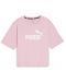 Дамска тениска Puma - Essentials Logo Cropped Tee, размер L, розова - 1t