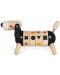 Дървена играчка Janod - Кученце с форми и цветове - 1t