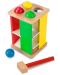 Дървена играчка Melissa & Doug - Кула с топчета и чук - 1t