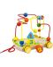 Дървена играчка Acool Toy - Лабиринт с мъниста на колела, Монтесори - 1t