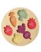 Дървен сортер Orange Tree Toys - Щастливи зеленчуци - 3t