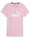 Дамска тениска Puma - Essentials Logo Tee, размер XS, розова - 1t