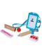 Дървен комплект Smart Baby - Медицински принадлежности в чанта от плат - 6t