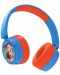 Детски слушалки OTL Technologies - Paw Patrol, безжични, сини/оранжеви - 3t