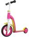 Детска тротинетка и колело за баланс Scoot & Ride - 2 в 1, розово и жълто  - 2t