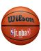 Детска баскетболна топка Wilson - Jr NBA, размер 7, кафява - 1t