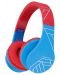 Детски слушалки с микрофон PowerLocus - P1, безжични, червени - 1t
