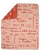 Детско одеяло David Fussenegger - Juwel, Sketchnotes, 70 х 90 cm, розово - 2t