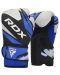 Детски боксови ръкавици RDX - J11, 6 oz, сини/черни - 1t