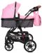 Детска комбинирана количка Lorelli - Lora Set, Candy Pink - 3t