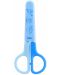 Детска ножица Deli Bumpees - ED60200, 12.1 cm, син - 1t