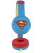 Детски слушалки OTL Technologies - Superman, сини - 2t