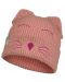 Детска шапка BUFF - Knitted Beanie Funn Cat, розова - 1t