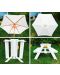 Детска дървена маса за пикник с чадър Ginger Home - 4t