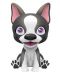 Детска играчка Kidz World Washy Friends - Кално кученце за къпане, Boston Terrier - 4t