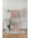Детско одеяло David Fussenegger - Juwel, Sketchnotes, 70 х 90 cm, розово - 3t