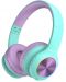 Детски слушалки PowerLocus - PLED, безжични, сини/лилави - 1t
