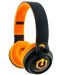 Детски слушалки PowerLocus - Buddy, безжични, черни/оранжеви - 1t