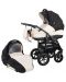 Детска количка 2 в 1 Baby Merc - Zipy, черно и бяло - 1t