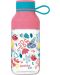 Детска бутилка за вода Quokka Kids - Ice, Flowers, 430 ml - 1t