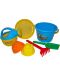 Детски плажен комплект Polesie Toys - Seal, 7 части, асортимент - 3t