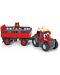 Детска играчка Simba Toys ABC - Трактор с ремарке и конче, със звук и светлина - 1t