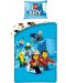 Детски спален комплект Halantex - Lego City, син - 1t
