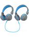 Детски слушалки JLab - JBuddies Studio, безжични, сиви/сини - 4t