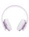 Детски слушалки PowerLocus - P2, безжични, бели/лилави - 3t