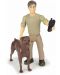 Детска играчка Dickie Toys Playlife - Джип с ловец и куче, 23 cm - 6t