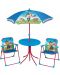 Детски градински комплект Fun House - Маса със столчета и чадър, Пес патрул - 1t