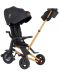 Детска триколка QPlay - Nova, Air Wheels, Golden/Black - 3t