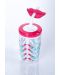 Детска чаша със сламка Contigo - Cherry Blossom Lips, 470 ml - 2t