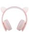 Детски слушалки PowerLocus - P1 Ears, безжични, розови - 3t