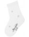 Детски чорапи Sterntaler - На точки, 17/18 размер, 6-12 месеца, бели - 1t