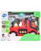 Детска играчка 2 в 1 Hola Toys - Музикална пожарна - 1t