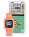 Детски смарт часовник Garmin - Vívofit JR. 3, 14.1mm, Peach Leopard - 3t