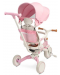 Детска триколка 2 в 1 Caretero Toyz - Faro, розова - 2t